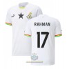 Maglia ufficiale Ghana Baba Rahman 17 Casa Mondiali 2022 per Uomo